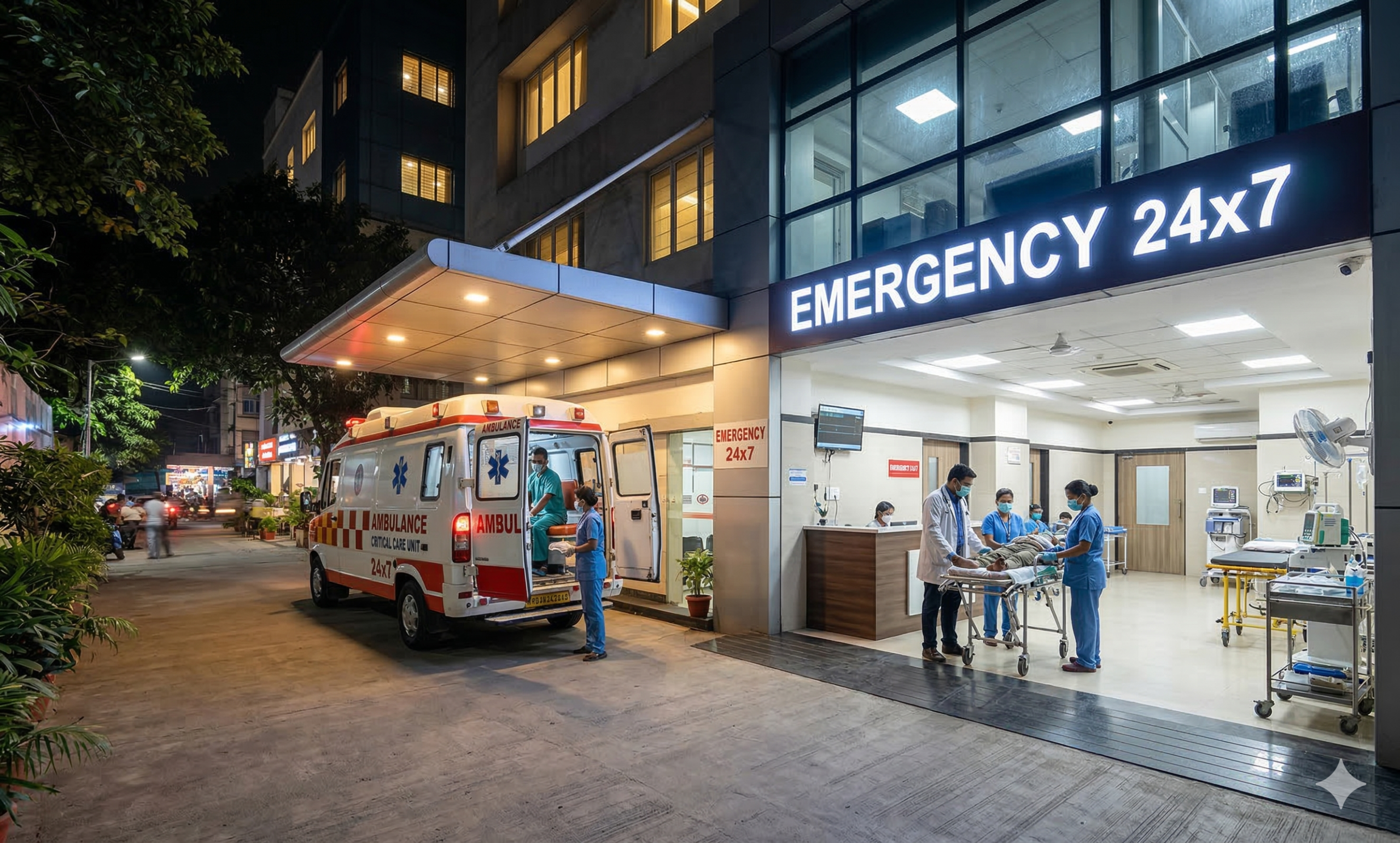 24×7 Advanced Emergency Facilities at Eskag Sanjeevani Hospital