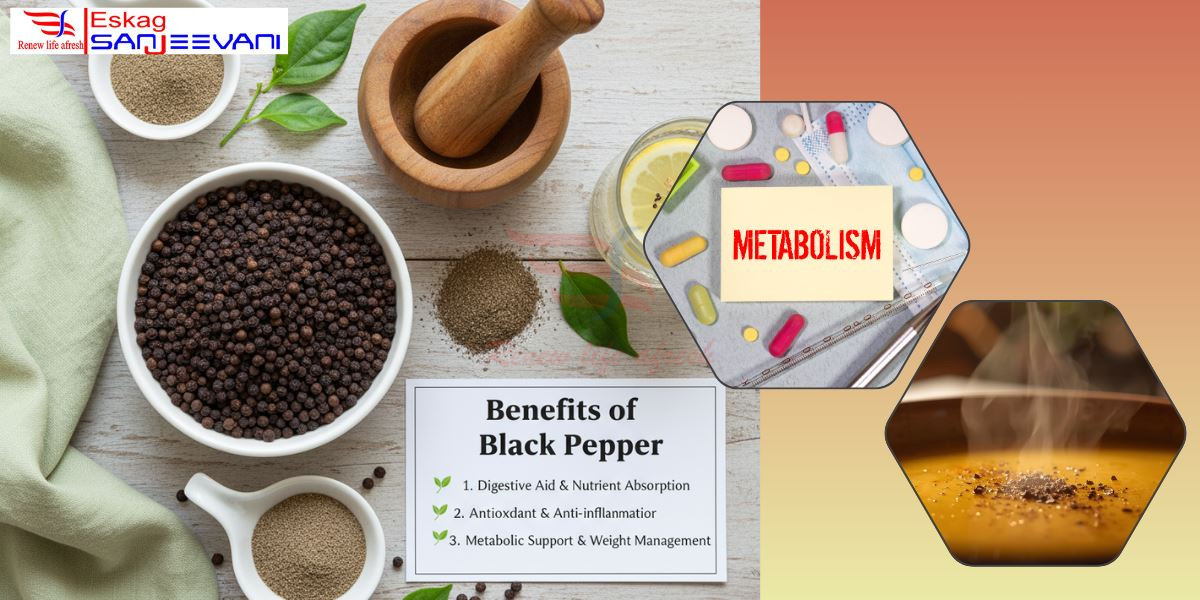 Benefits of black pepper
