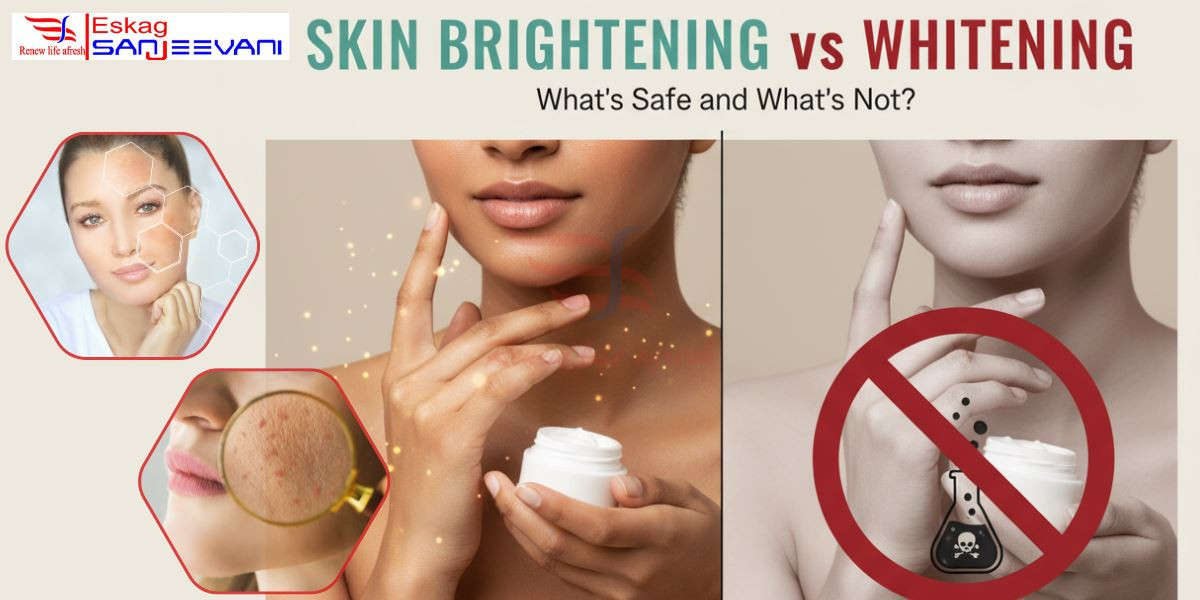 skin whitening and skin brightening