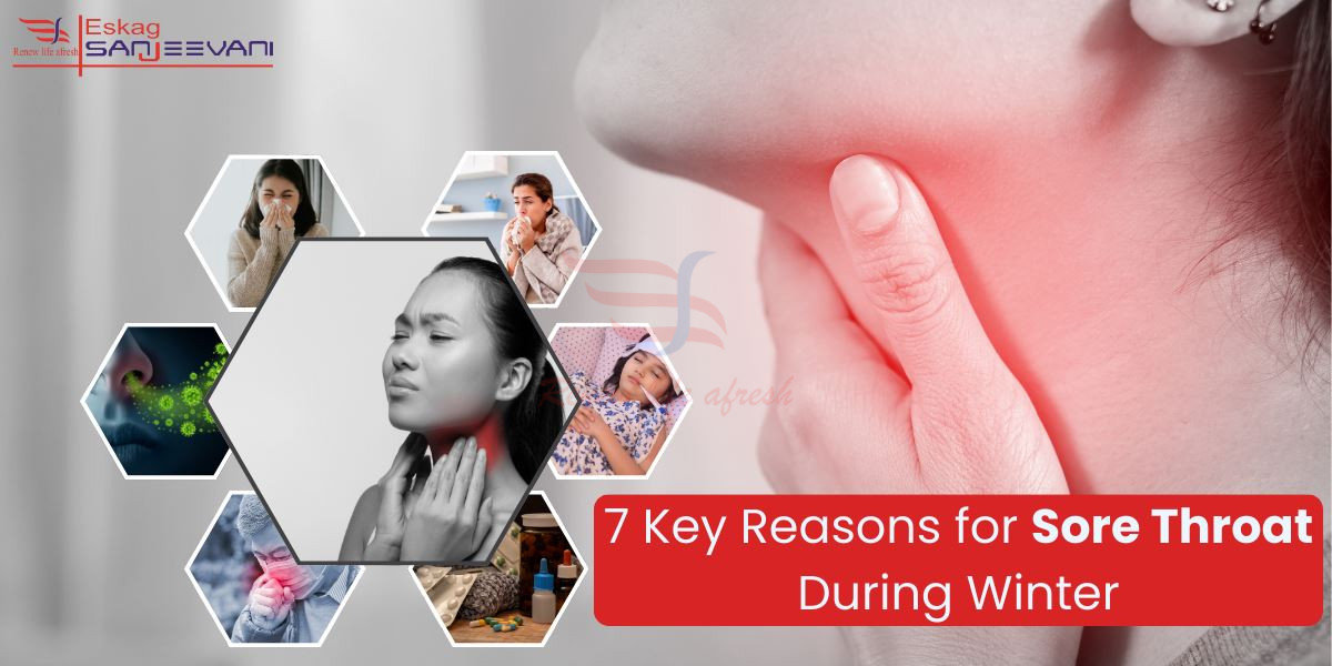 Sore throat in winter