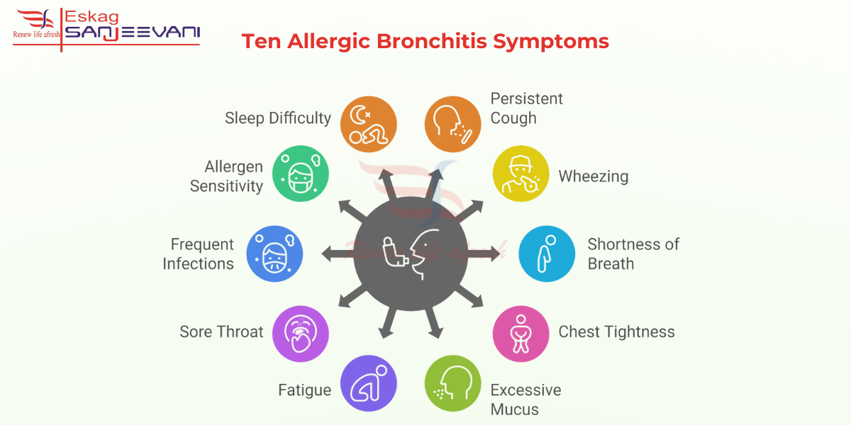 Allergic bronchitis symptoms