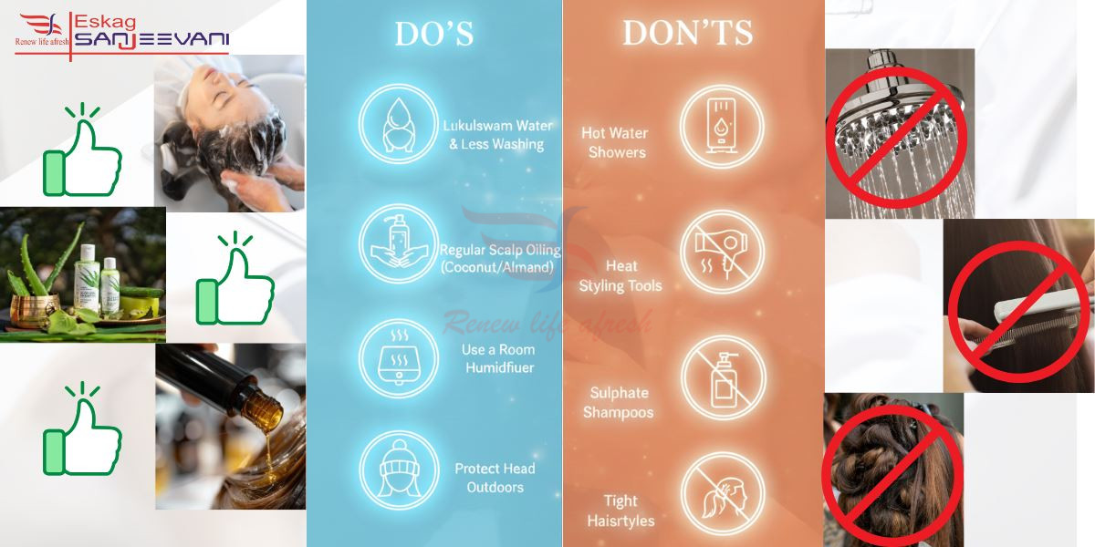 Dandruff issue in winter