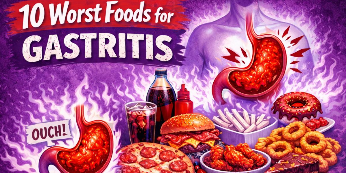 10 Worst Foods for Gastritis