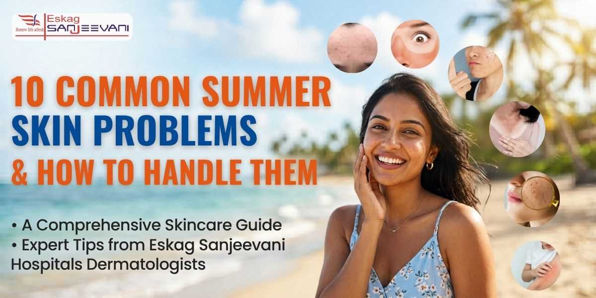 10 common skin problems in summer