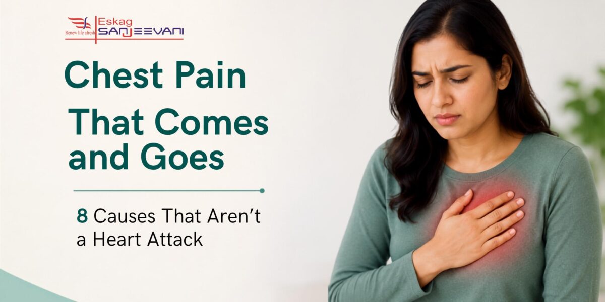 chest pain that comes and goes