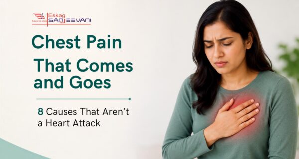 chest pain that comes and goes