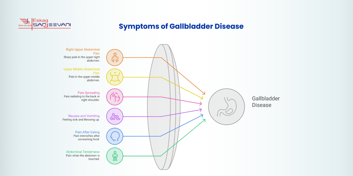 Symptoms of Gallbladder disease