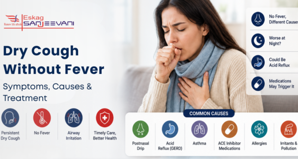 dry cough without fever